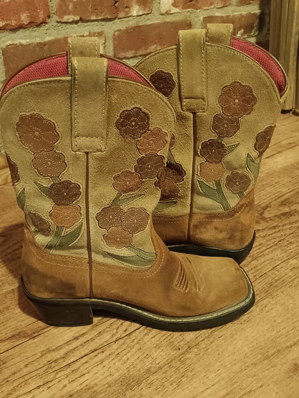 Ariat Doll Baby Floral Boots 7 - Picture 9 of 11